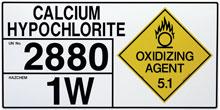 Signs - Hazchem Storage Sign - Calcium Hypochlorite