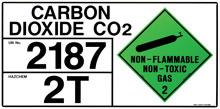 Signs - Hazchem Storage Sign - Carbon Dioxide