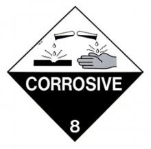 Signs - Hazardous Sign - 8 Corrosive