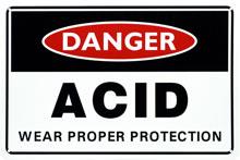 Signs - Danger Acid Sign