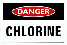 Signs - Danger Chlorine Sign