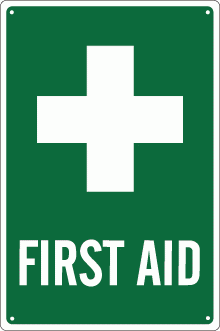 Signs - First Aid Emergency Sign