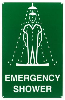 Signs - Emergency Shower Sign