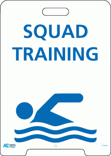 Signs - Squad Training Pavement A-Frame Sign