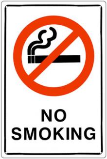 Signs - No Smoking Prohibition Sign