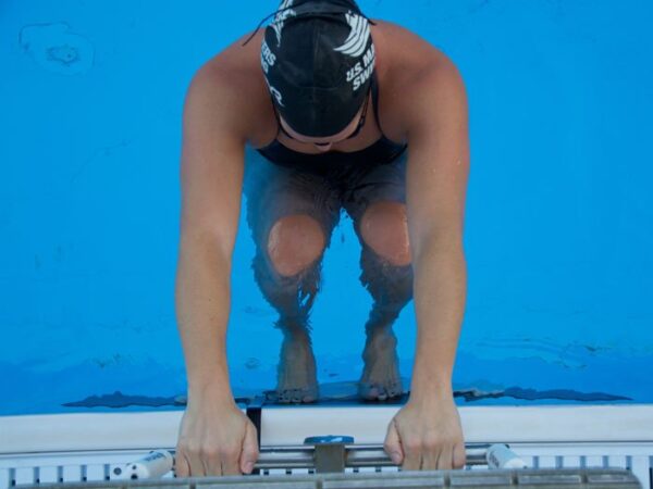 Colorado Backstroke Start Device in Use - Aquachem