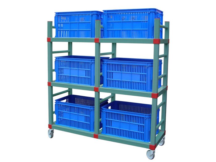 Multi Purpose Trolley with Bins - Aquachm