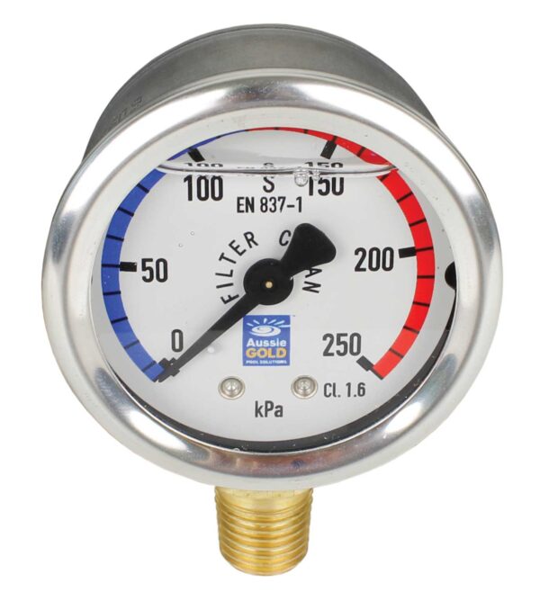 Pressure Gauges - Oil Filled Lower mount 50mm