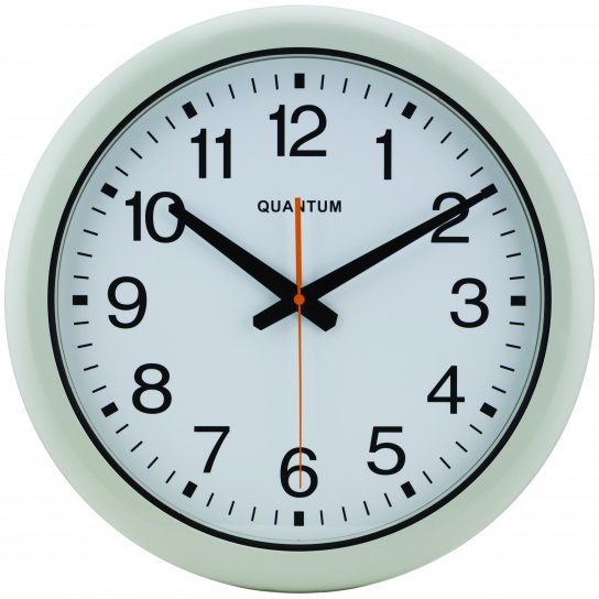 Water Resistant Analogue Clock with second hand - AquaChem