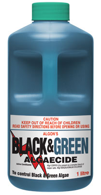Black & Green Algaecide 1lt (12 per ctn)
