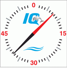 Pace Clock - IQ Perspex - Aquachem