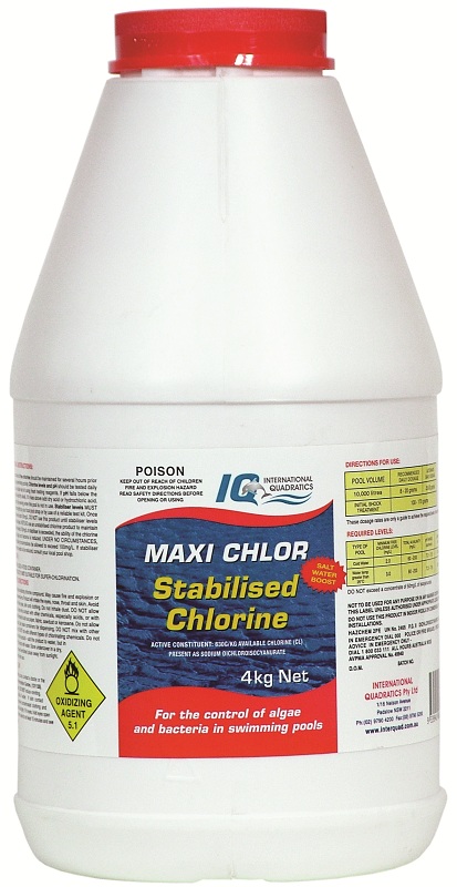 iq-maxi-chlor-stabilised-granular-chlorine-salt-boost-4kg - Aquachem