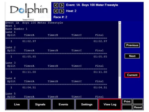 Wireless Swim Timing Software Upgrade Status - Aquachem