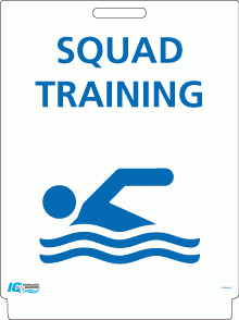 Squat Training Pavement Sign - Aquachem