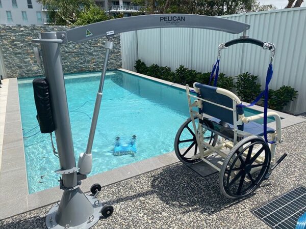 Pelican Lift with 200kg Wheelchair - AquaChem