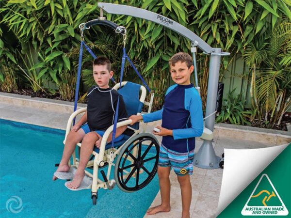 Pelican Lift with 200kg Wheelchair High Spa - AquaChem