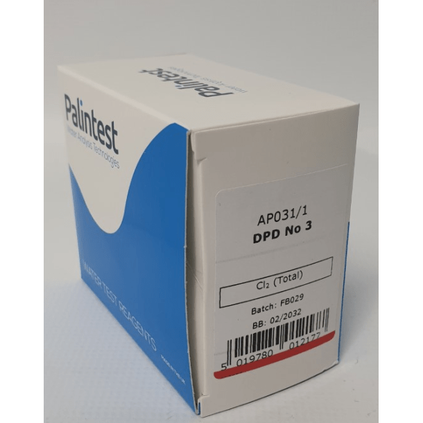 DPD 3 Total Chlorine Palintest (250pack)