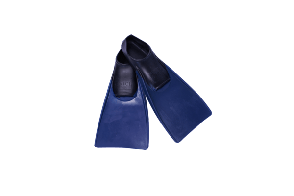 VICI Rubber Swimming Fins (navy blue) - Long Blade