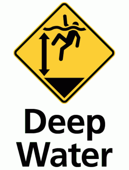 Deep Water Symbols 450 x 600mm